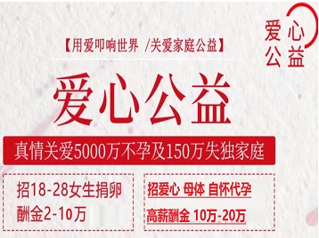 荥阳捐卵助孕生子 爱心志愿者招募